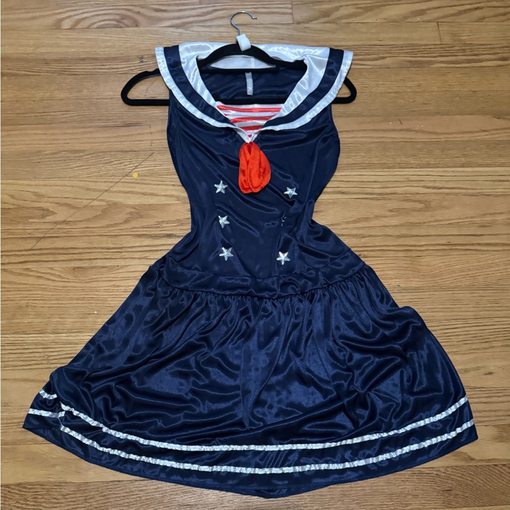 Navy Blue Sailor Dress